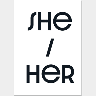 She / Her Posters and Art